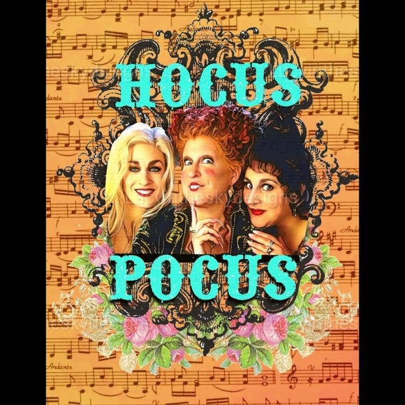 Hocus Pocus Witches Halloween Decor Art Print Home Decor 8.5x11 - Picture 2 of 5